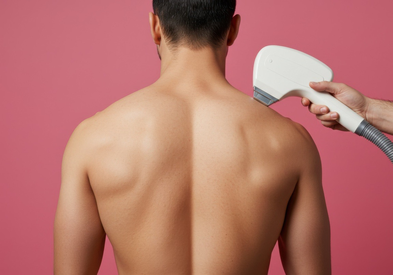 Laserová epilace zad v Praze   a Brně